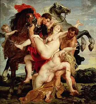Peter Paul Rubens, Der Raub der Töchter des Leukippos (1618)