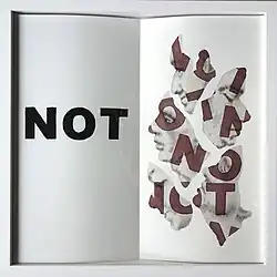 Aquarell-Objekt aus der Serie Buchstücke 2021 - 30 × 30 cm