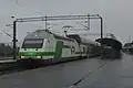 E-Lok mit Doppelstockzug in Seinäjoki