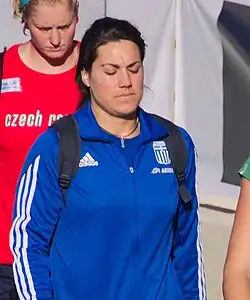 Chrysoula Anagnostopoulou Rang zehn mit 56,91&nbsp;m