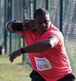 O’Dayne Richards Rang zehn mit 19,08&nbsp;m