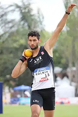Basile Rolnin – nach der ersten Übung, dem 100-Meter-Lauf, nicht mehr&nbsp;angetreten