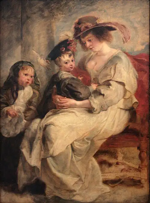 Hélène Fourment und ihre Kinder, Louvre, Paris