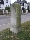 Stationsstein an der B 171 in Zöblitz