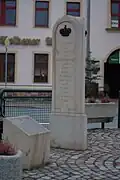 Nachbildung des Stationssteins am Postplatz