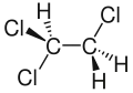Struktur von 1,1,2-Trichlorethan
