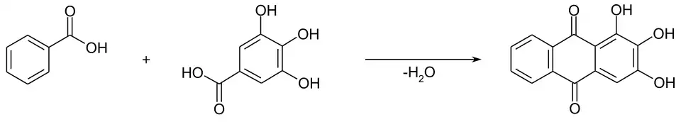 Synthese von 1,2,3-Trihydroxy-9,10-anthrachinon