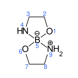 1,6-Dioxa-4-aza-9-azonia-5-borato-spiro[4.4]nonan