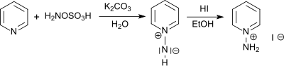 Synthese von 1-Aminopyridin mit HOSA