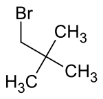 Strukturformel von 1-Brom-2,2-dimethylpropan