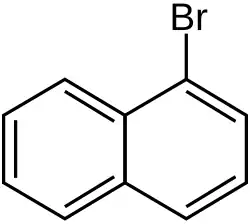 Strukturformel von 1-Bromnaphthalin