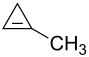 Strukturformel von 1-Methylcyclopropen