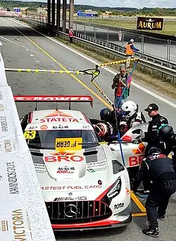 Gesamtsiegerfahrzeug 2023: Mercedes-Benz AMG GT3 EVO, des Stateta BRO by HMobile Team