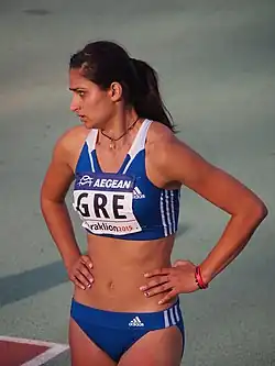 Tatiana Gousin Rang dreizehn mit 1,80&nbsp;m