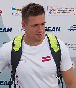 Rolands Štrobinders erreichte auf Rang sieben mit 76,16&nbsp;m nicht das&nbsp;Finale