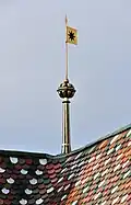 Wetterfahne auf dem Basler Rathaus von 1507