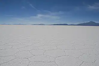Salar de Uyuni, Kulisse für die Mineralwelt Crait