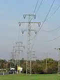 Ältere 110-kV-Leitung bei Kelsterbach