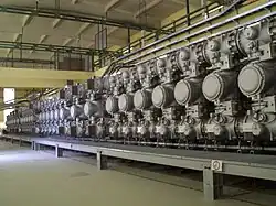 Gasisolierte Schaltanlage im Umspannwerk Simmering