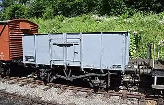 Wagen B192437 bei der Somerset & Dorset Railway