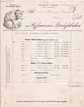 Rechnung von 1893