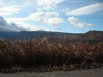 Der Bergrücken Ondria (Όντρια), ein Teil des Voio