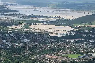 Hochwasser bei Porto Seguro im Süden von Bahia, 12. Dezember 2021