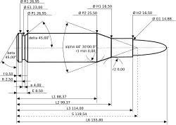 14,5 × 114-mm-Patrone
