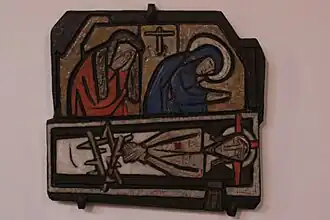 Jesus wird ins Grab gelegt