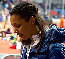 Morgan Lake Geteilter Rang sechs mit 1,89&nbsp;m