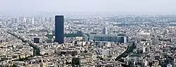 Blick vom Eiffelturm zum Montparnasse