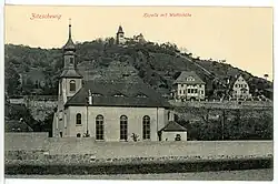 Wettinhöhe oberhalb der Johanneskapelle, 1913