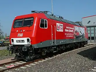 Lokomotive 804 der MEG im Aw Dessau