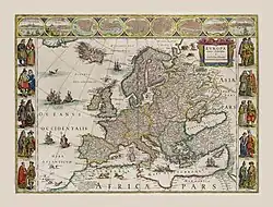 Joan Blaeu: Europa 1644