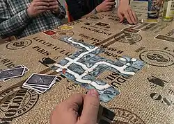 Spielerunde mit Saboteur