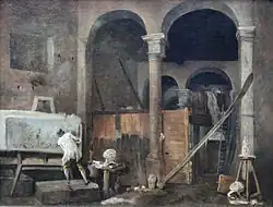 Das Atelier des Künstlers, 1760, Städelsches Kunstinstitut