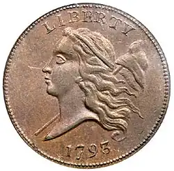 1/2 Cent, Vorderseite