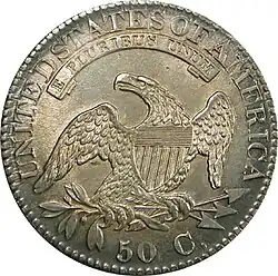 Halbdollar, Rückseite