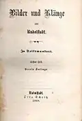 Bilder & Klänge aus Rudolstadt 1868