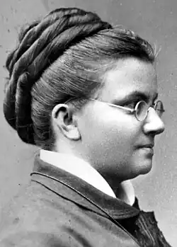 Um 1890, Brille mit Gespinstbügel