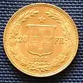 Schweiz 1889 20 Franken