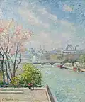Le Louvre, matin, printemps