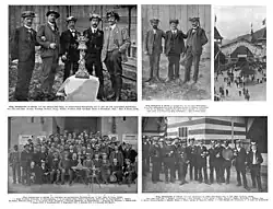 1907, Eidgenössisches Schützenfest in Zürich. Foto A. Krenn, Zürich