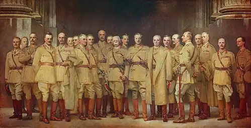 General Officers of World War I (John Singer Sargent)