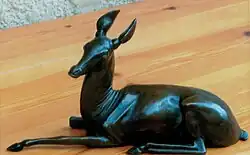 Bronzemodell, Foto: 2017.