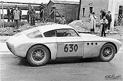 Abarth 205A Vignale Berlinetta von Scagliarini und Gettone in der Mille Miglia 1950