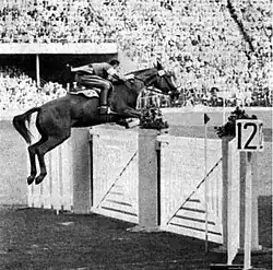 Ricardo Echeverría, Silbermedaille (Mannschaft) im Springreiten 1952