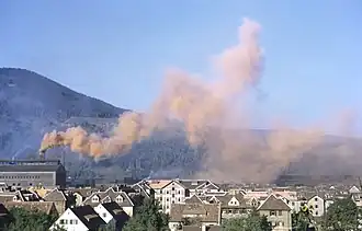 Historisher Blick auf das Stahlwerk (1955)