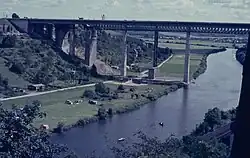 Lahntalbrücke am 14. Juli 1963