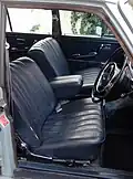 280 SE Interieur (noch ohne Kopfstützen)
